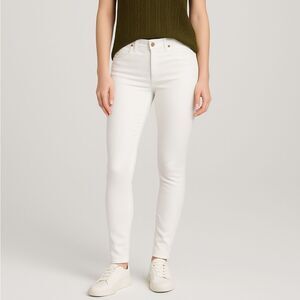 Abercrombie & Fitch White Jean Legging in White